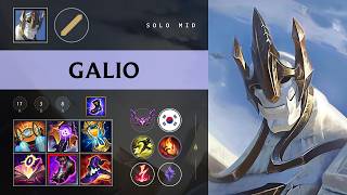 Galio Mid vs Katarina - KR Master Patch 26.08
