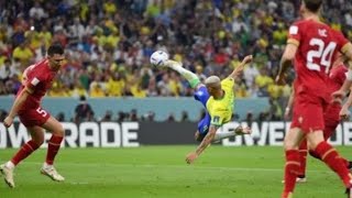 Richarlison acrobatic goal vs serbia 🥵🔥 BRAZIL VS SERBIA RICAHRLISON GOAL TODAY