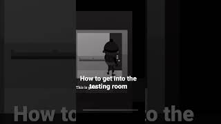 The testing room