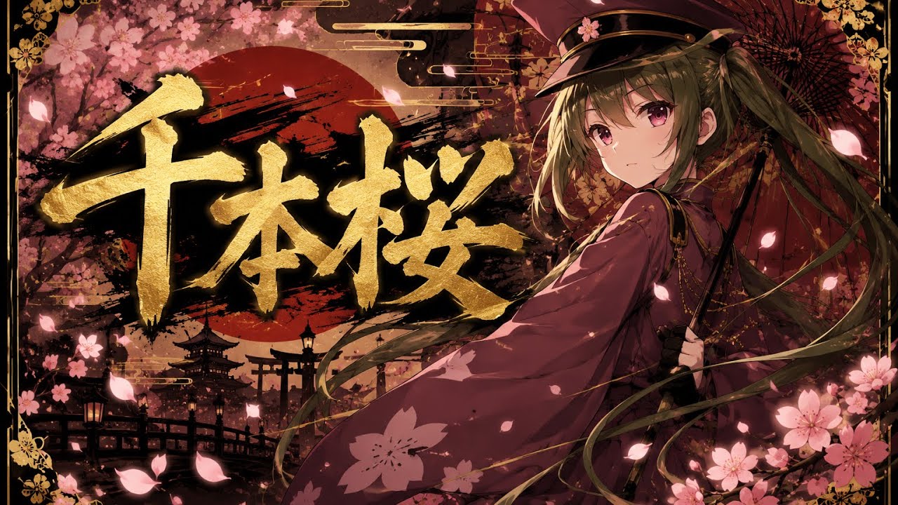 378.メロディピアノ🎹千本桜(special design black piano ver)