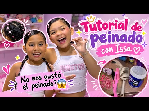 HAIRSTYLE TUTORIAL WITH ISSA💖✨(We didn't like the hairstyle😱)