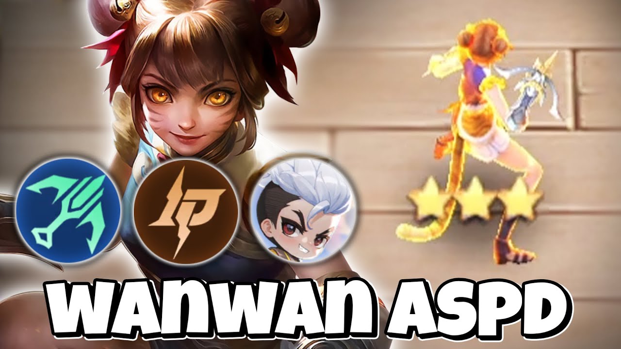 HYPER WANWAN LOS PECADOS FULL ATTACK SPEED TERNYATA OP BROK!! MAGIC CHESS GO GO