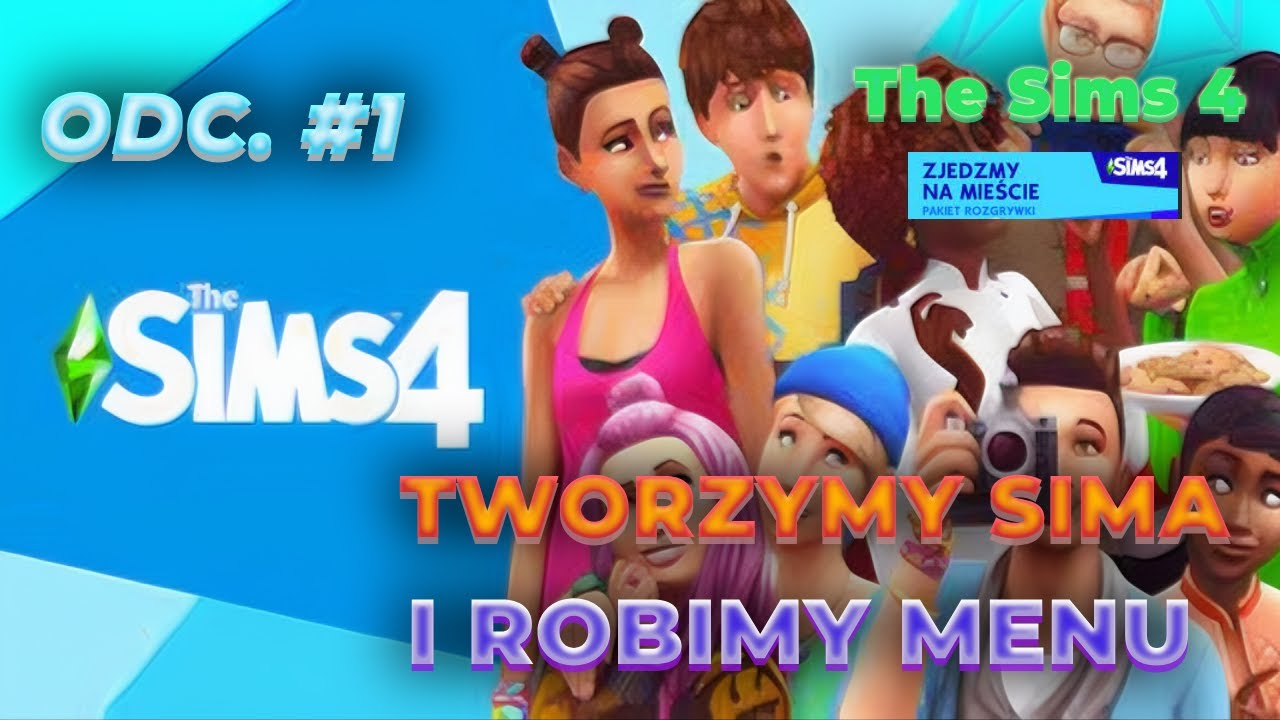 The Sims 4: Zjedzmy Na Mieście. Sim i Menu. Odc #1