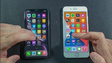 Iphone XR vs Iphone 8 Plus Comparison Speed Test