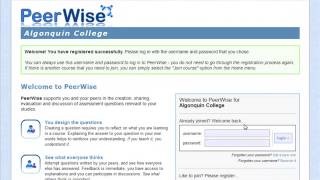 PeerWise Registration Wealth