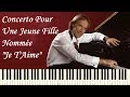 Richard Clayderman Concerto Pour Une Jeune Fille Nommée Je T Aime Piano Tutorial