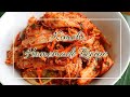 HOW TO MAKE KIMCHI | Homemade Kimchi Recipe | Pangnegosyo