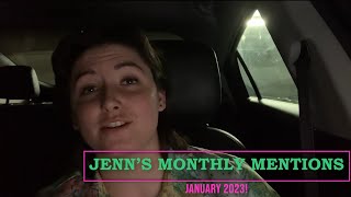 Jenn's Monthly Mentions: January 2023