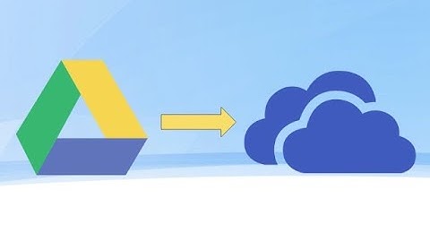 Transferring Google Drive Files to Microsoft One Drive