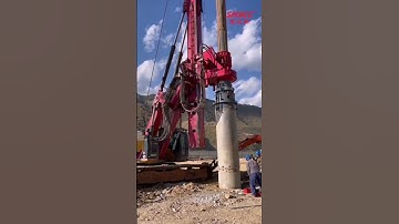 SMSCC drilling casing working at jobsite  #piling #jobsite #deepfoundationdrilling #corebarrel