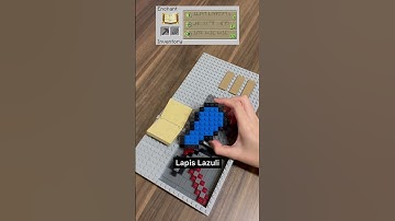 Enchanting Minecraft Netherite Pickaxe BUT Lego! #shorts