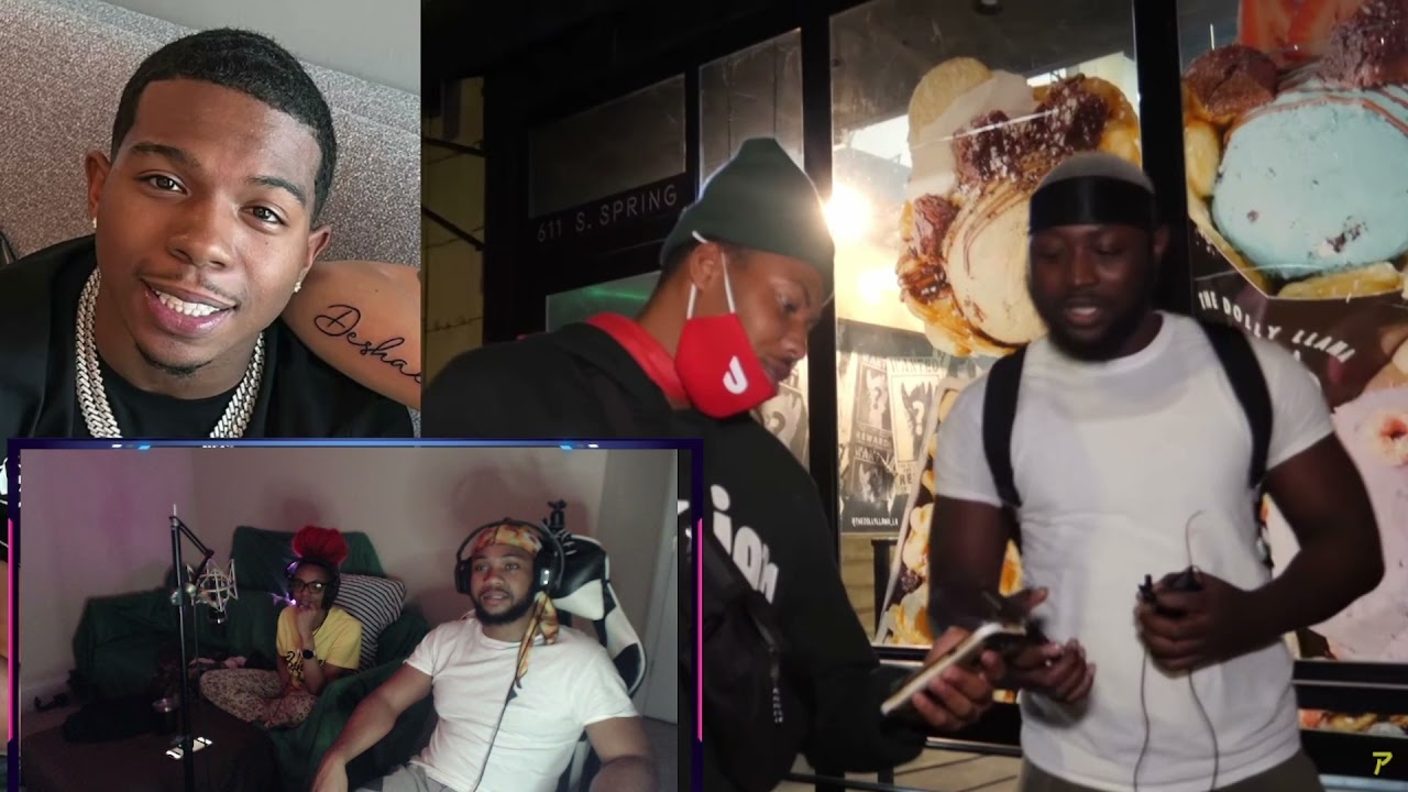 POUDII FRIEND GETS MISTAKEN FOR DESHAE FROST! ROB & KIARA REACTS ! HILARIOUS YOUTUBERS OF LA!