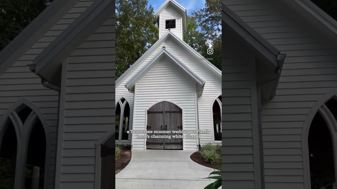 Tennessee late summer wedding at The Chapel 🍃 Would you get married here? 