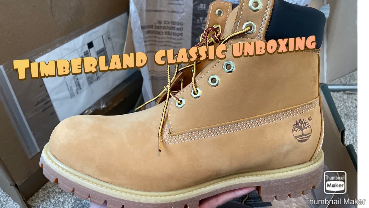 Timberland premium Classic 6 inch UNBOXING VIDEO - YouTube