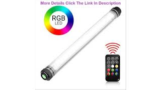 Review RGB Waterproof Photography Light Powerbank 1000LUX USB Rechargeable Camping Light Video Ligh
