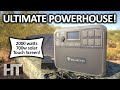 GAME CHANGING Off Grid SOLAR GENERATOR! 2000w BLUETTI AC200 1700Wh Portable Power Station Review