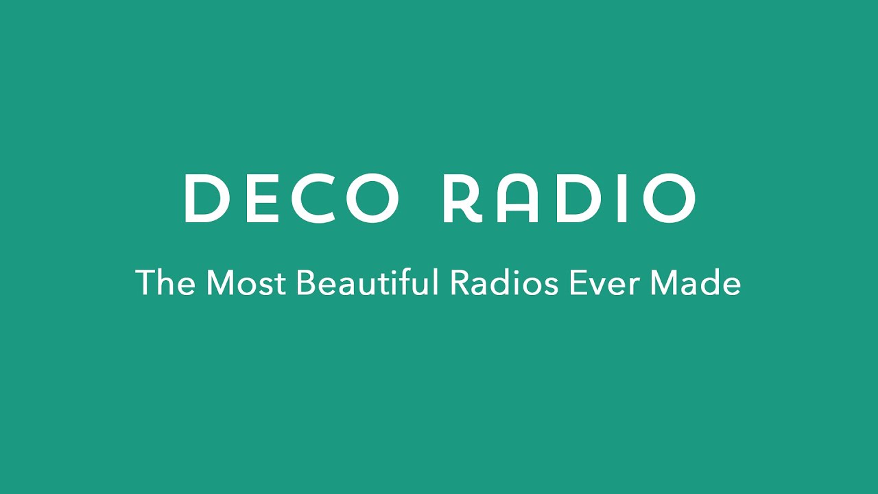 Deco Radio: The Most Beautiful Radios Ever Made | Art Deco Mumbai ...