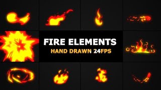 Celebrity Hand Drawn FIRE Elements 24 fps Wealth