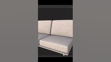 3D Sofa Texturing Tutorial in Substance Painter #substance3d #substance3dpainter