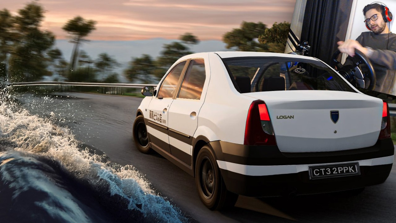 SCAPĂ CINE POATE! Tsunami vs LOGAN în BeamNG cu VOLAN!