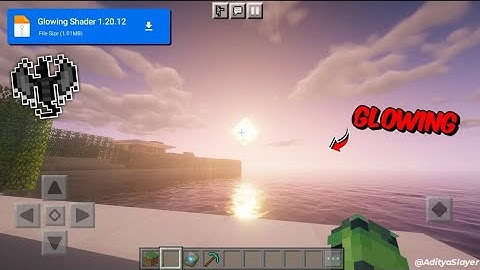 Glowing Shader For Minecraft Pe 1.20.12+ ⚡ | Render Dragon [ 100% Working IN Latest Version ]