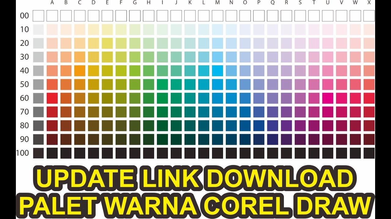 download color palette coreldraw x7