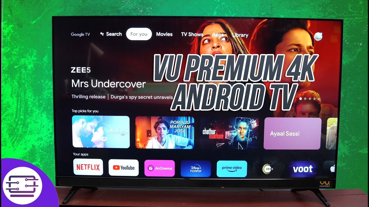 Vu Premium 4K UHD Google TV (2023) 55 inch -50W Dolby Audio, HDR10+ for Rs 32,999