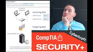 Securely Configuring E-mail Applications - CompTIA Security+ Performance Based Question 11