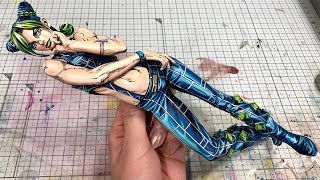 空条 徐倫のフィギュアを筆で塗ってみたらアニメになった【ジョジョの奇妙な冒険 】