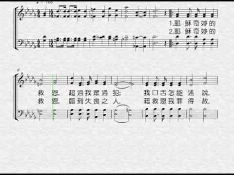 耶穌奇妙的救恩(WONDERFUL GRACE OF JESUS) 分部練習--Bass