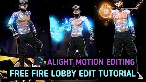 New Trend 😲 Free Fire Lobby Colour Grading Tutorial || Alight motion editing || #xml
