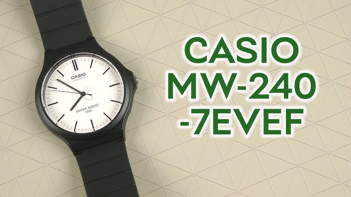 CASIO MW-240-1E2VEF Watch - YouTube