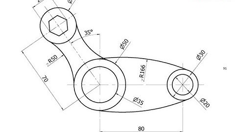T-Flex CAD 15 2D - Exercise 91