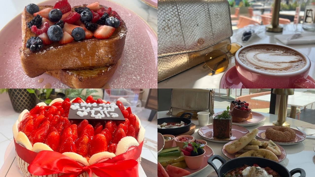 كافيه E L & N ☕️.. ديكور فخم 🌷 , طعم لذيذ 😋, وأجواء رايقة 🌅 | يوم ميلادي 🎂🥳