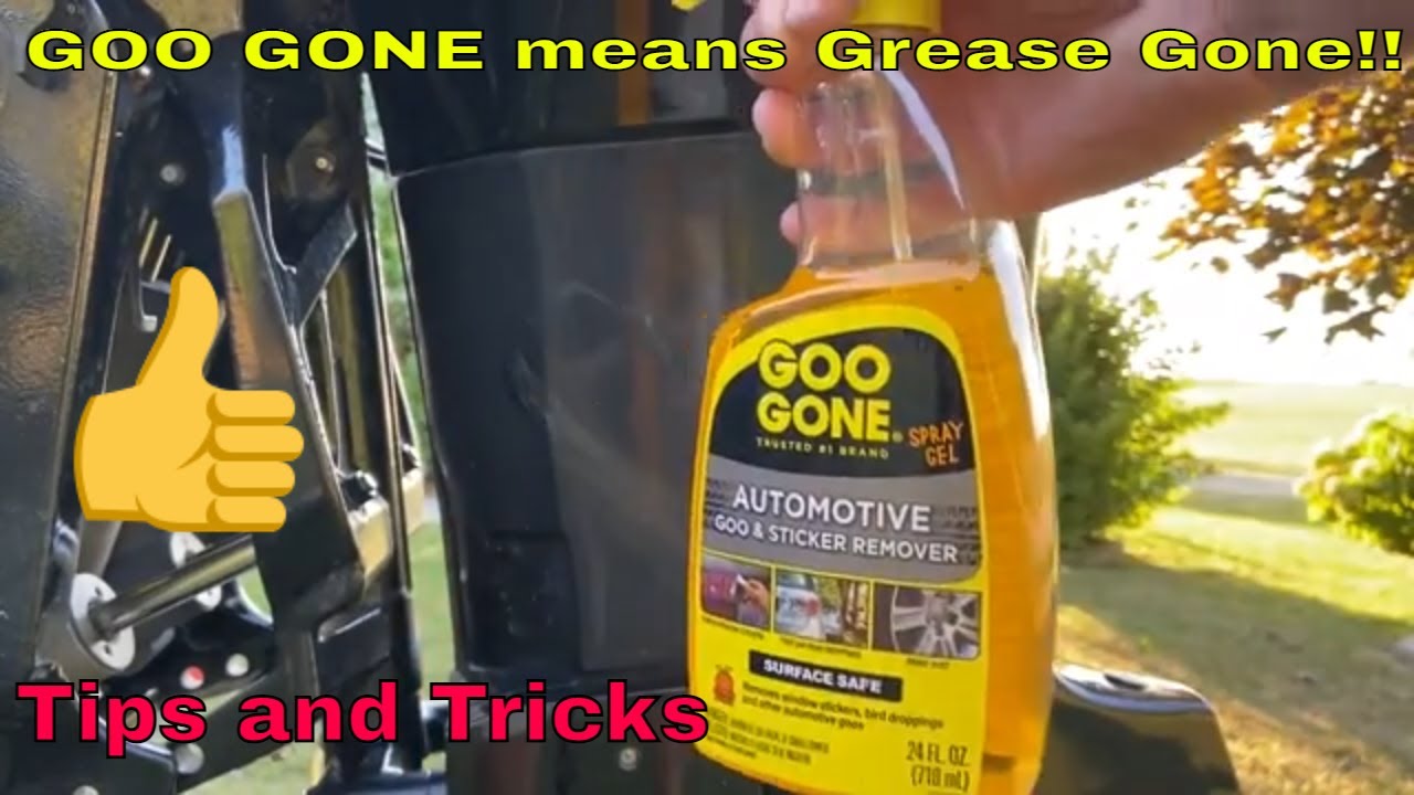 Using Goo Gone to remove grease from your boat motor YouTube