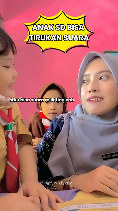 ANAK SD BISA TIRUIN SUARA HEBAT BANGET#schoollife #shortsvideos #gurusd #gurumuda