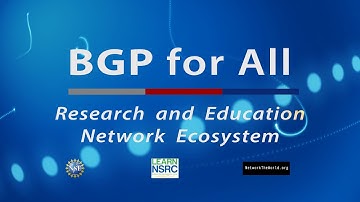 Research and Education Network Ecosystem