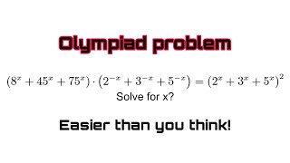 Nice & Tricky Olympiad Problem | IMPORTANT TRICK EXPLAINED!