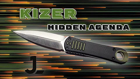Need A Double Edged Dagger!?? #knives #edc #kizerknives