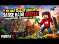 🎮 Non-Stop Adventure! Minecraft Hardcore Challenge with Mewar X #7x7