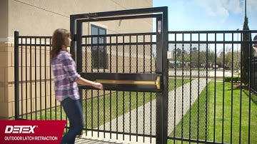 ER EX W Outdoor Latch Retraction