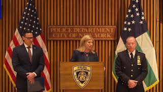 Commissioner Tisch, Secret Service, and NYPD Executives provide security briefing on the NBA finals.