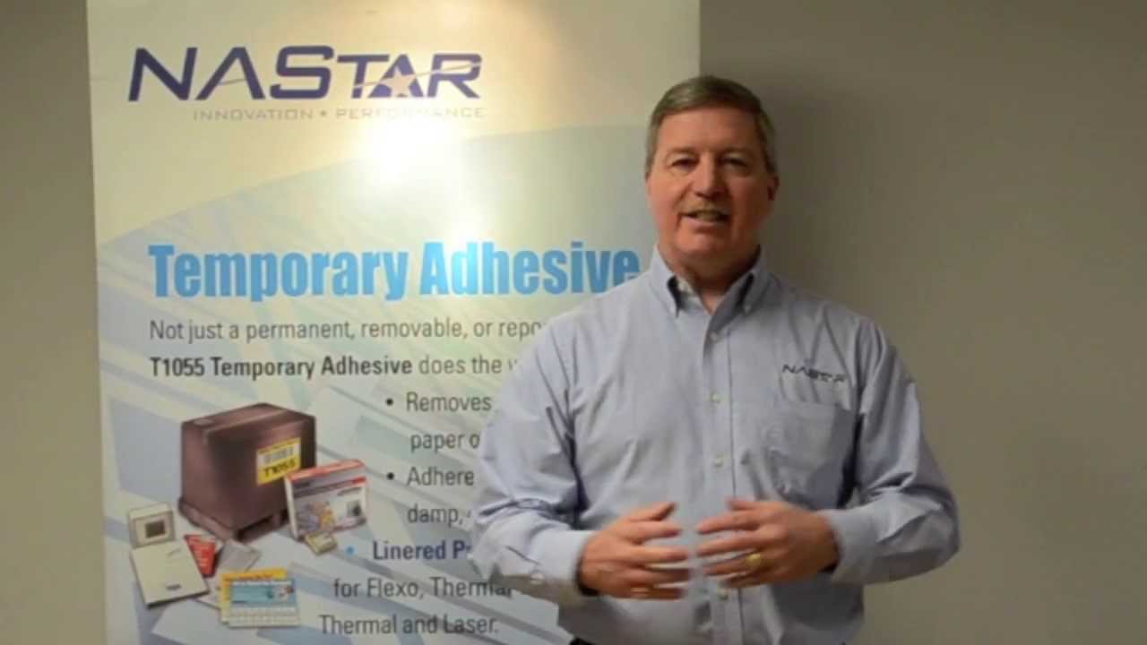 NAStar Inc. T1055 Temporary Adhesive Demonstration
