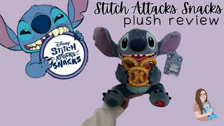 the first plush in a new disney monthly collection | stitch attacks snacks january pretzel plush 🥨