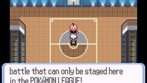 Pokemon Ruby (GBA / Game Boy Advance) - Vizzed.com GamePlay Gym #8 and Pokemon League