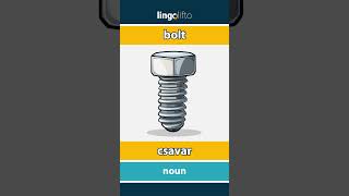 🇬🇧🇭🇺 bolt - csavar : learn English : tanuljunk angolul : vocabulary builder