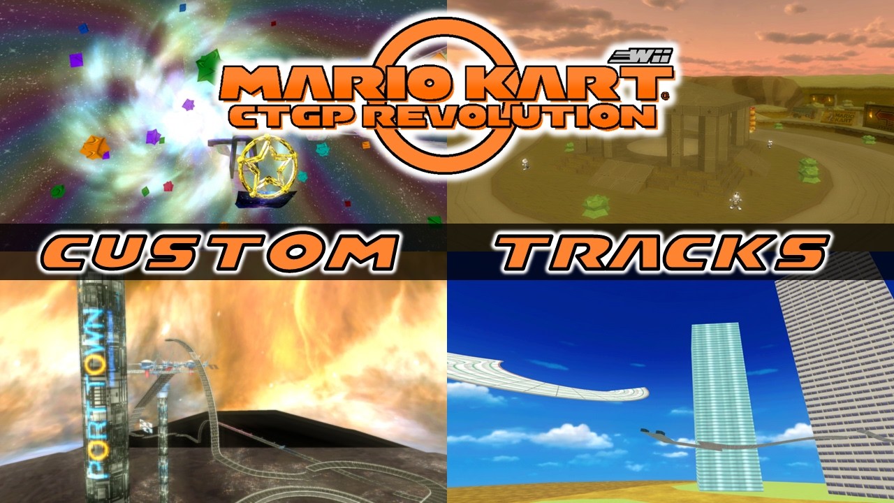 Ctgp Custom Track CTGP Revolution - VS Mode - 16 Custom Tracks (19) With 4 Players - YouTube