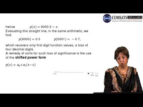 Polynomial Forms Numerical Computation in Hindi Urdu MTH375 LECTURE 16 ...