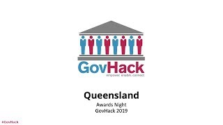 GovHack 2019 Queensland State Awards