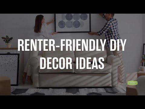 Renter-Friendly DIY Decor Ideas - YouTube